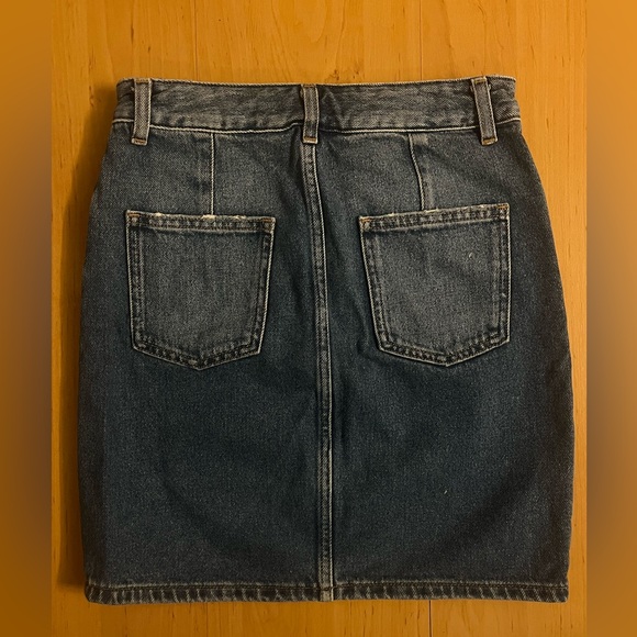 Asos | Dark Wash Denim Mini Skirt - Picture 2 of 3